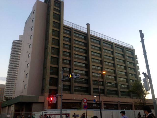 旧深川消防署豊洲出張所庁舎 解体工事