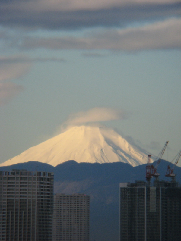 豊洲から見える富士山