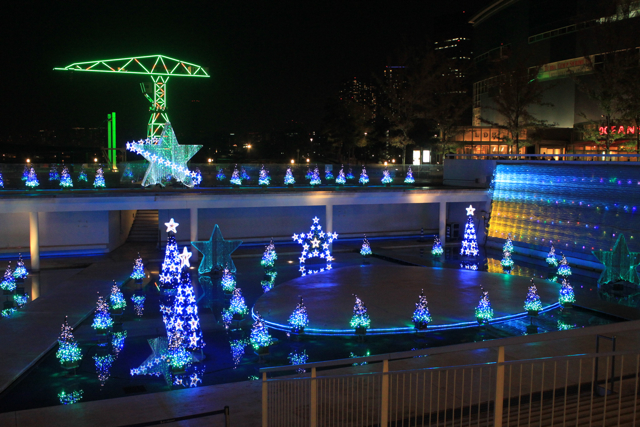 ららぽーと豊洲のクリスマスイルミネーション2010