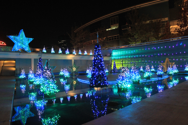 ららぽーと豊洲のクリスマスイルミネーション2010