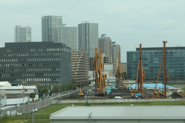 2011年7月の豊洲の工事状況
