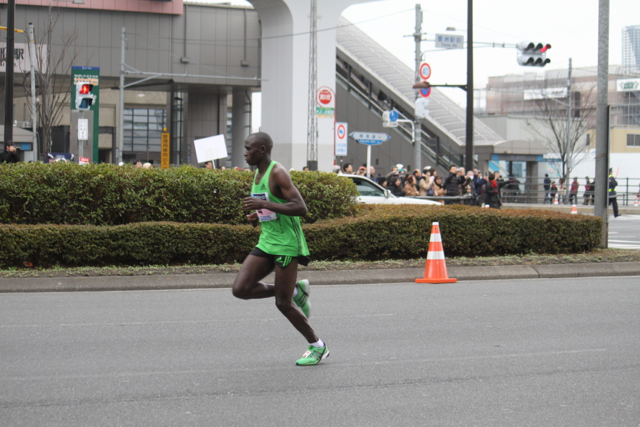 東京マラソン 2012 in 豊洲 ケニアのマイケル・キピエゴ選手
